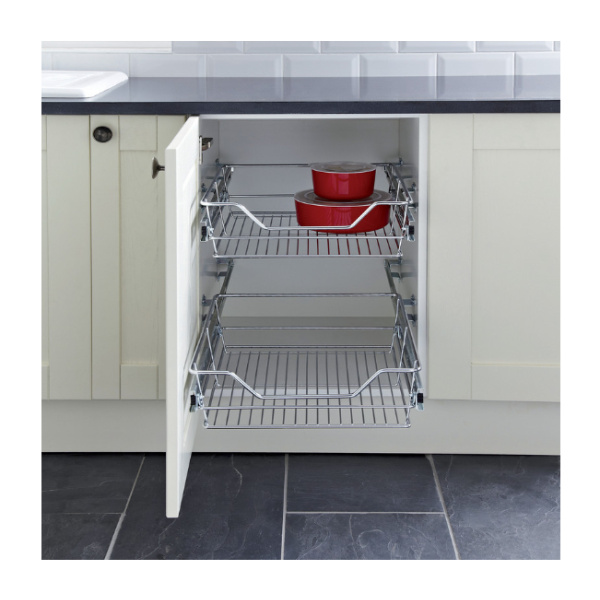 Hafele Pull Out Wire Baskets 500mm