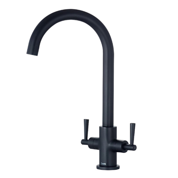 Newton Mono Mixer Kitchen Tap Black